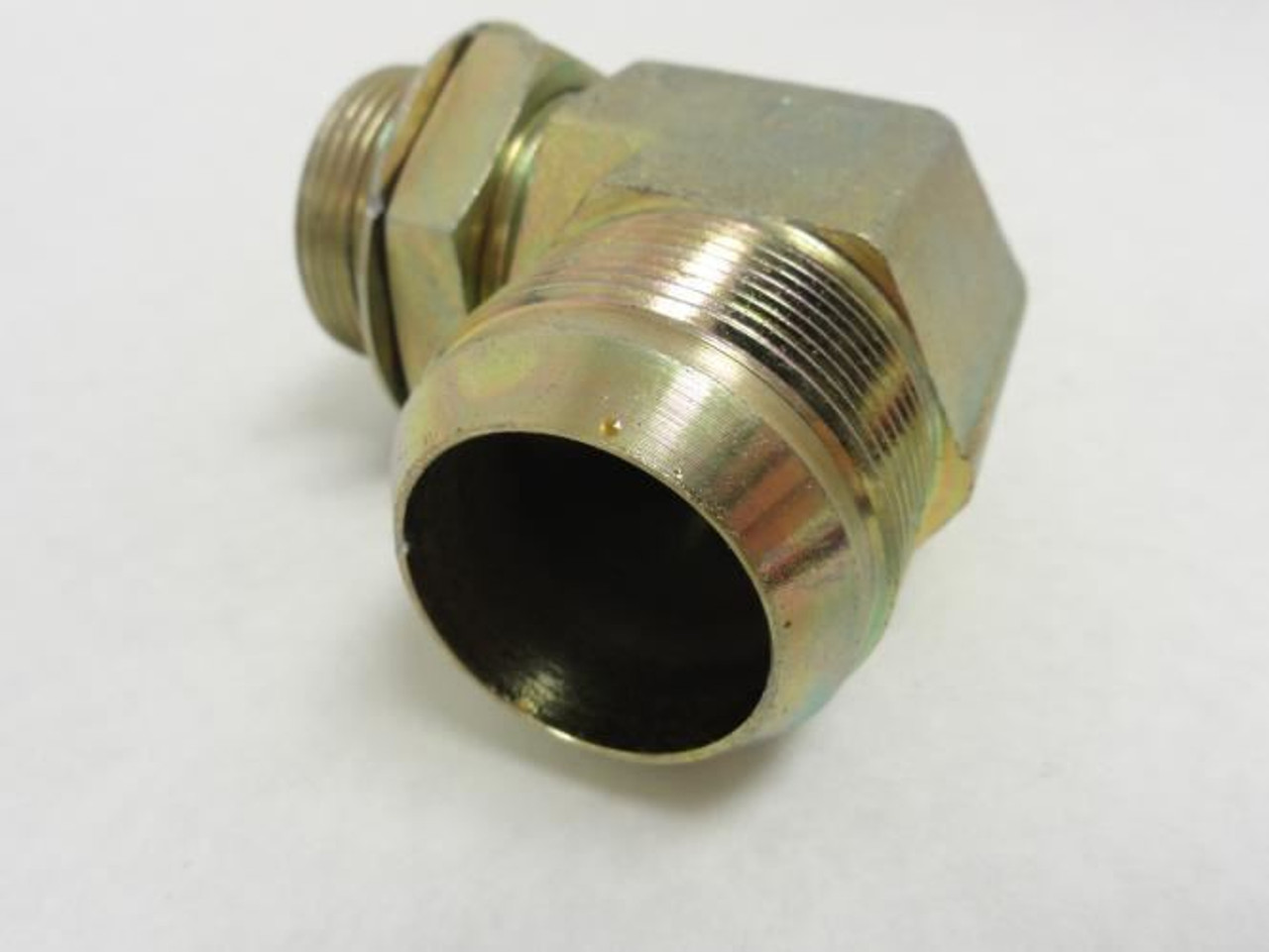 Brennan 6801-24-20-NWO-FG; Elbow 90Deg 1-1/2 JIC x 1-1/4 Boss