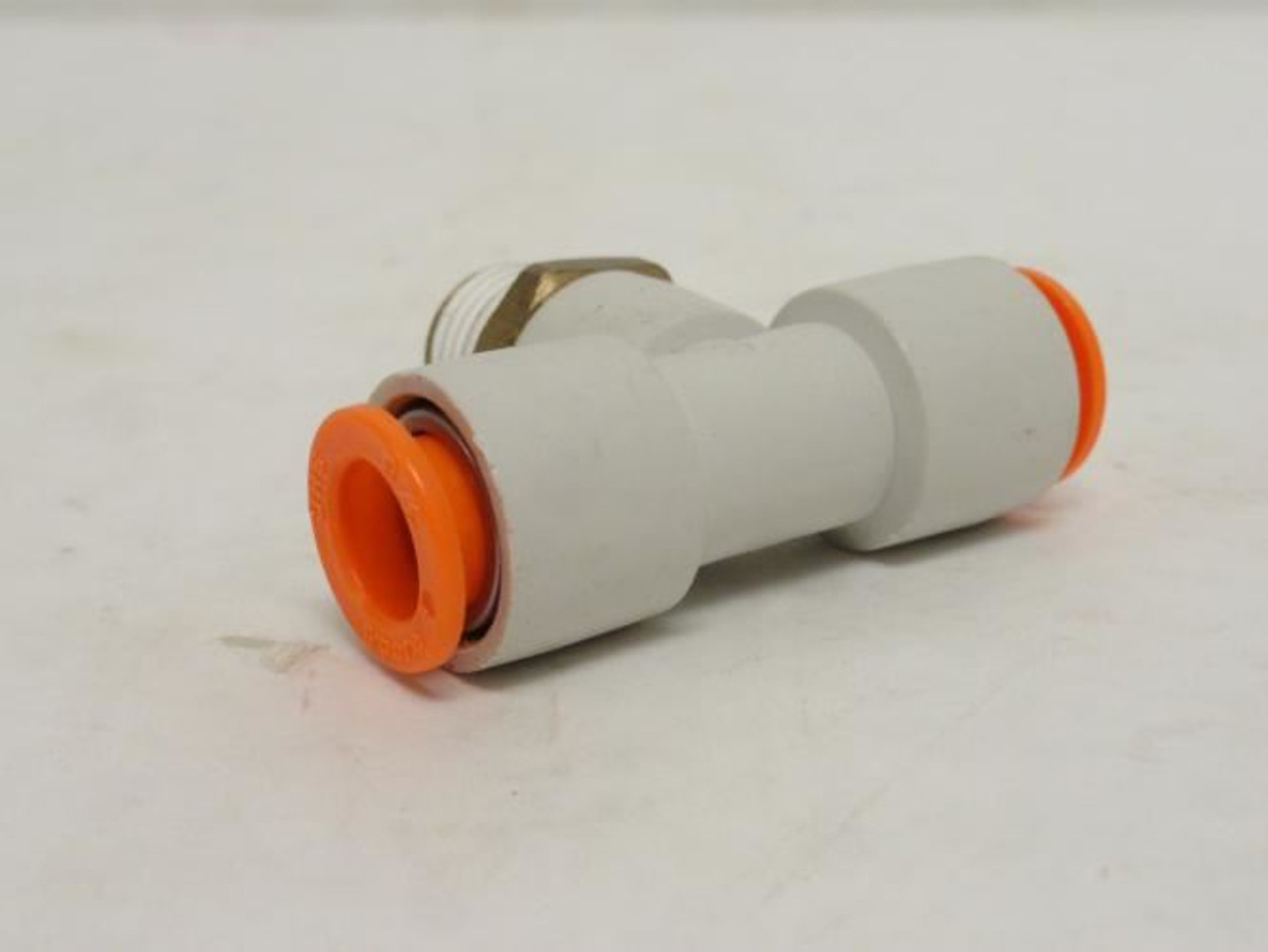 SMC KQ2Y03-33AS; Lot-5 Male Branch Tees; 3/8" PTC x 3/8" Thread