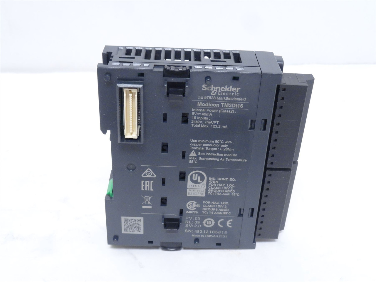 Schneider TM3DI16; Discrete Input Module; 24VDC; 16 Inputs
