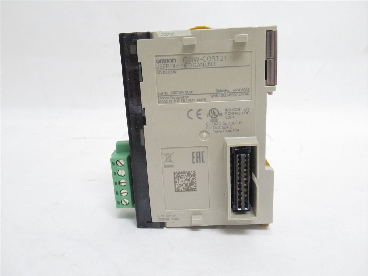 Omron CJ1W-CORT21; Communications Module; 24VDC; 0.5W