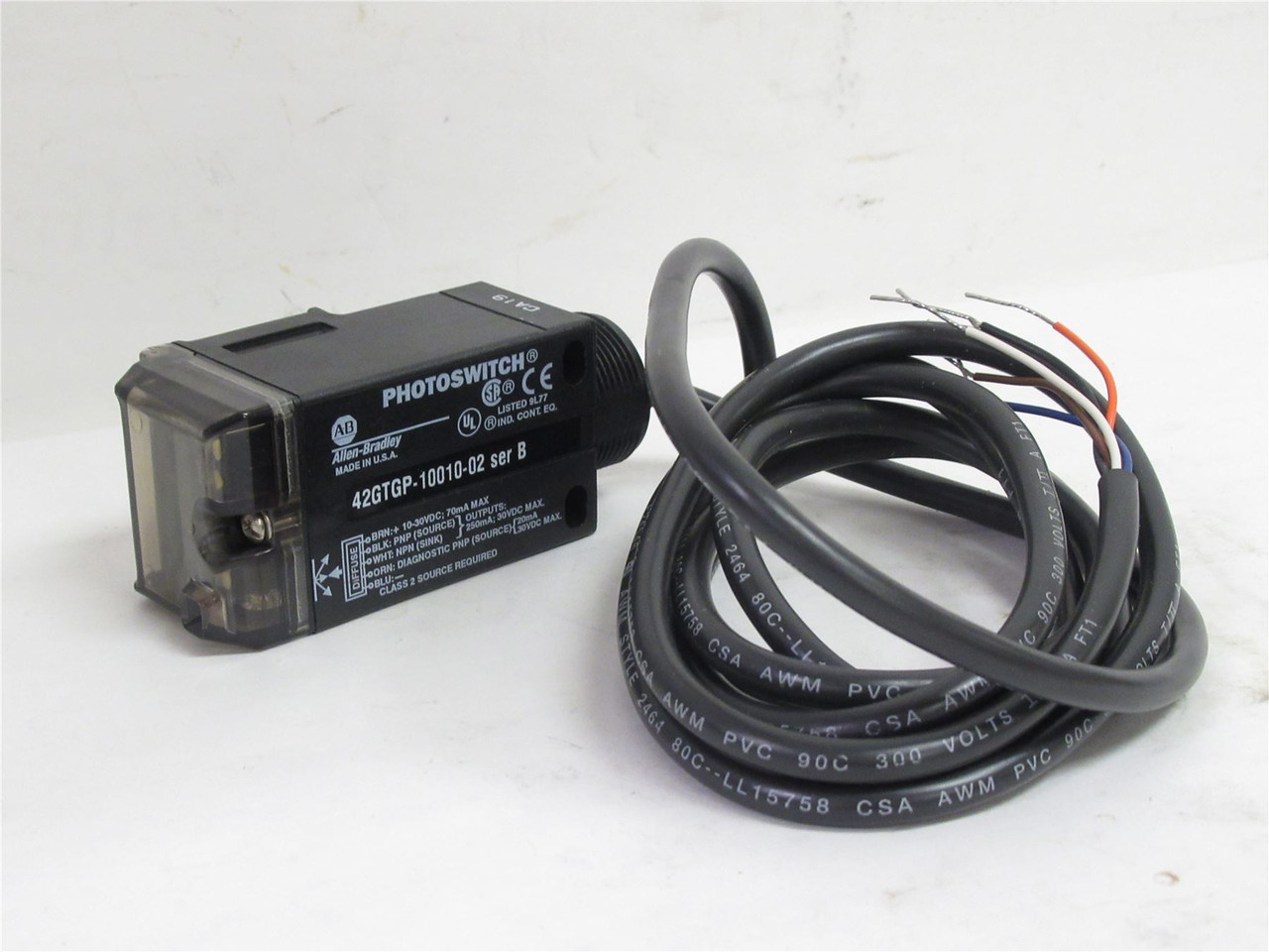 Allen-Bradley 42GTGP-10010-02; Photo SwItch;10-30VDC 70mA Max
