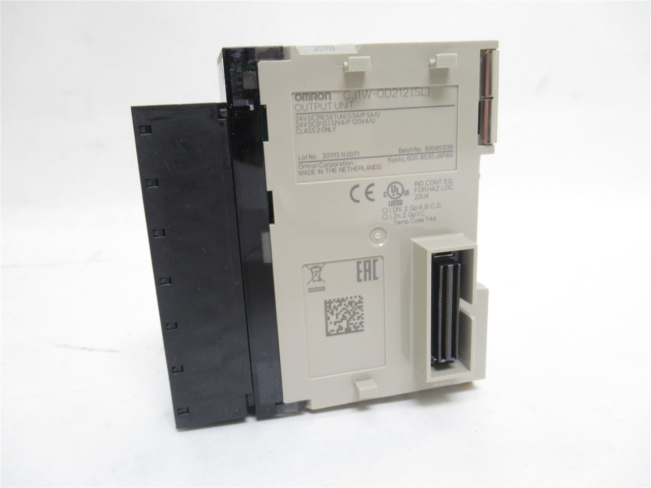 Omron CJ1W-OD212; Output Module 24VDC; 0.5A