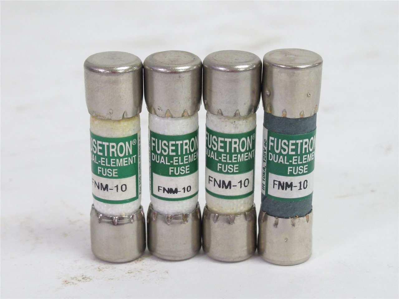 Bussmann FNM-10; Lot-4 Fusetron Time Delay Fuse; 10A; 250VAC