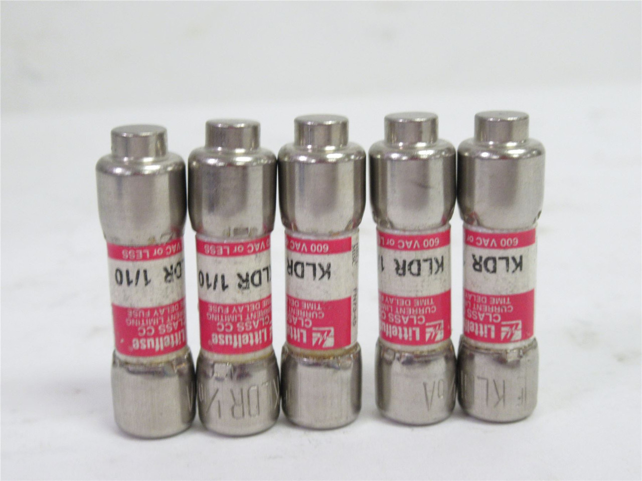 LittelFuse KLDR-1/10; Lot-5 Time Delay Fuse; 1/10 A; 600VAC