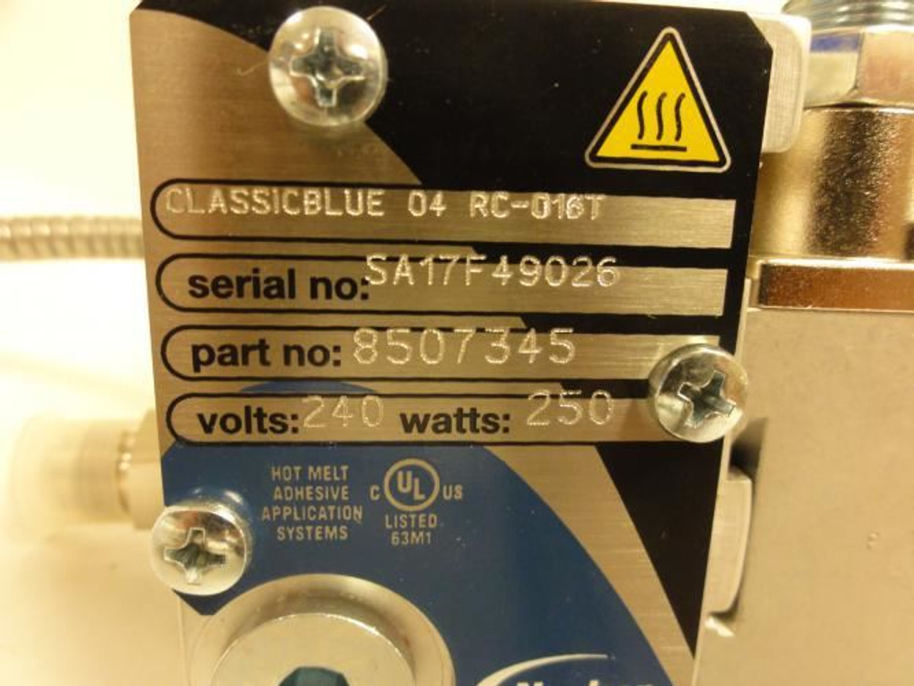 Nordson 8507345; Hot Glue Gun Assembly