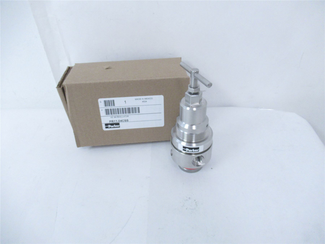 Parker PR11-04CSS; Pressure Regulator 60mm S/S 1/2"