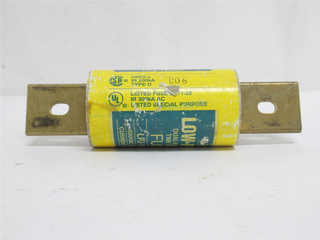 Bussmann LPJ-150SP; Time Delay Fuse; 150A; 600VAC/300VDC
