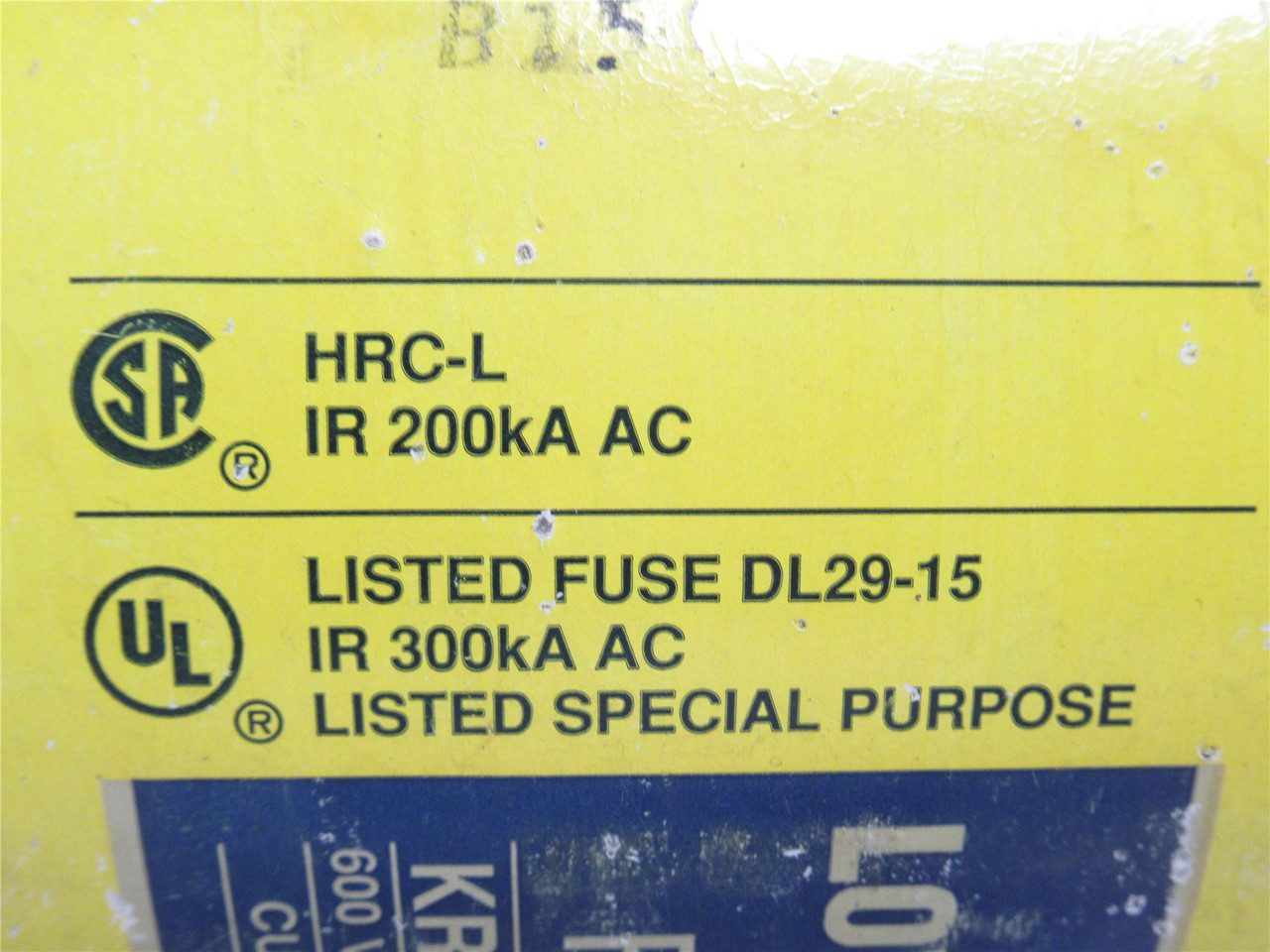Bussmann KRP-C-4000SP; Dual Element Time Delay Fuse; 4000A; 600VAC