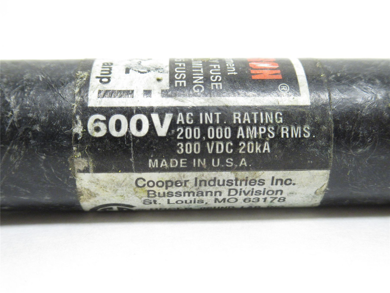 Cooper FRS-R-2; Time Delay Fuse; 2A; 600VAC; Class: RK5