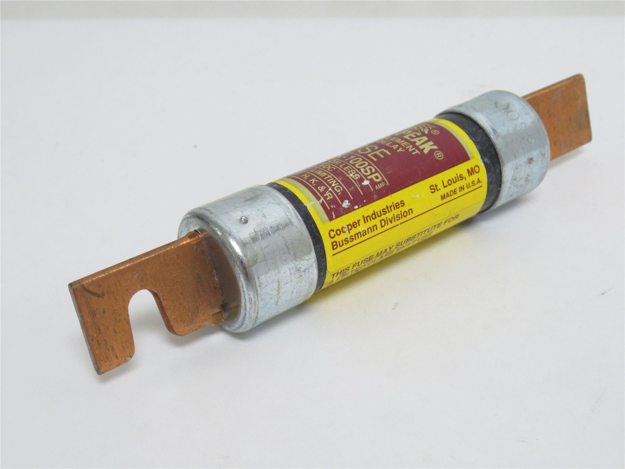 Bussmann LPN-RK-100SP; Time Delay Fuse; 100A; 250VAC/125VDC
