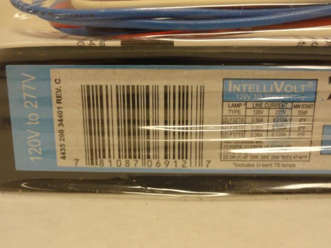 Philips  ICN-2P32-N; Electronic Ballast; 32W; 120/277VAC Philips  ICN-2P32-N; Electronic Ballast; 32W; 120/277VAC