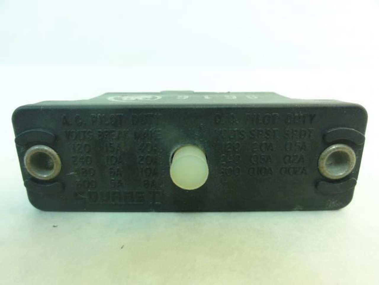 Square D 9007AO6; Snap Switch; 600VAC; 15A