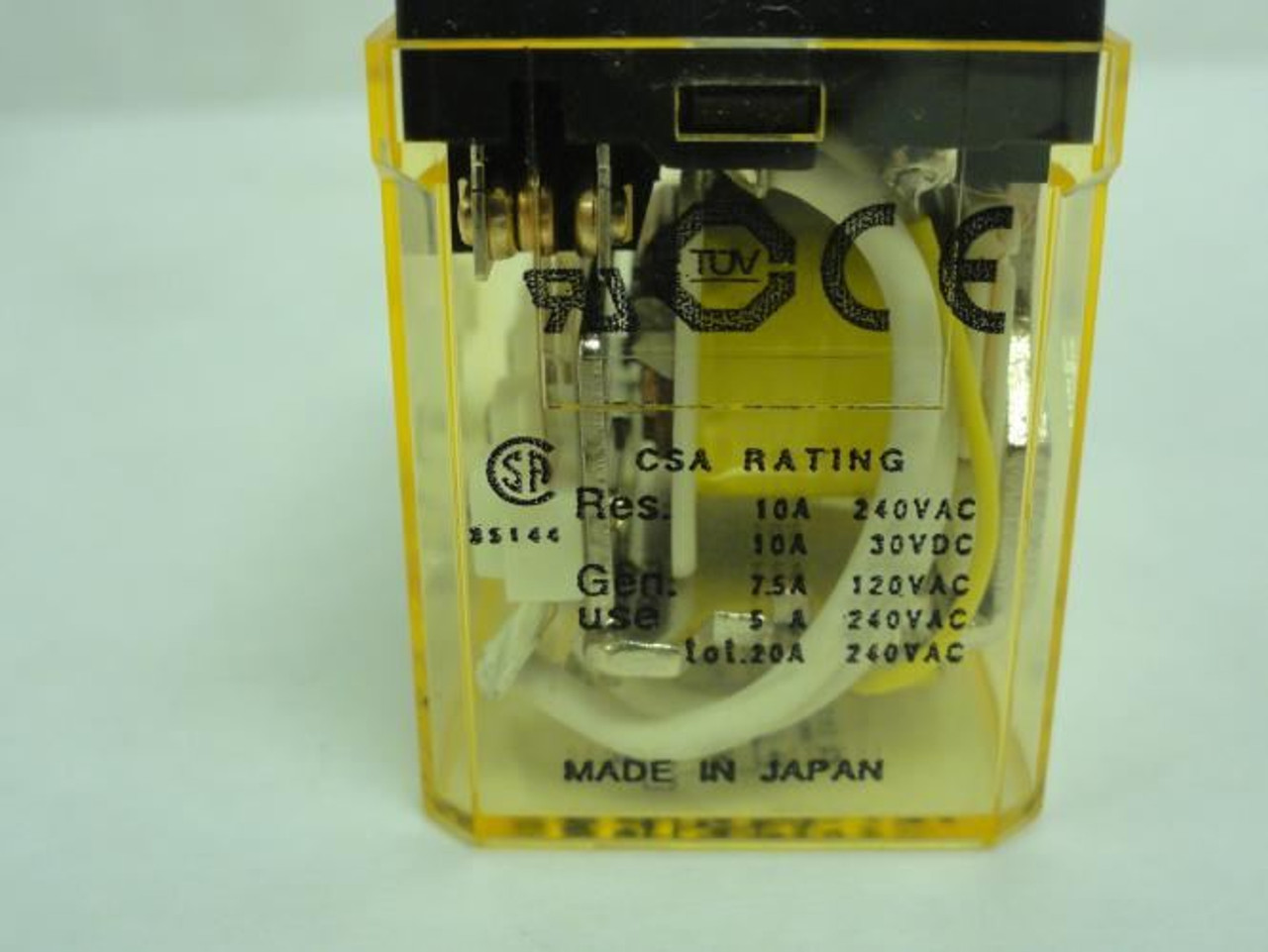 Idec RH4B-ULAC230V; Relay; 10A; 4PDT; 140VAC; Coil: 230VAC
