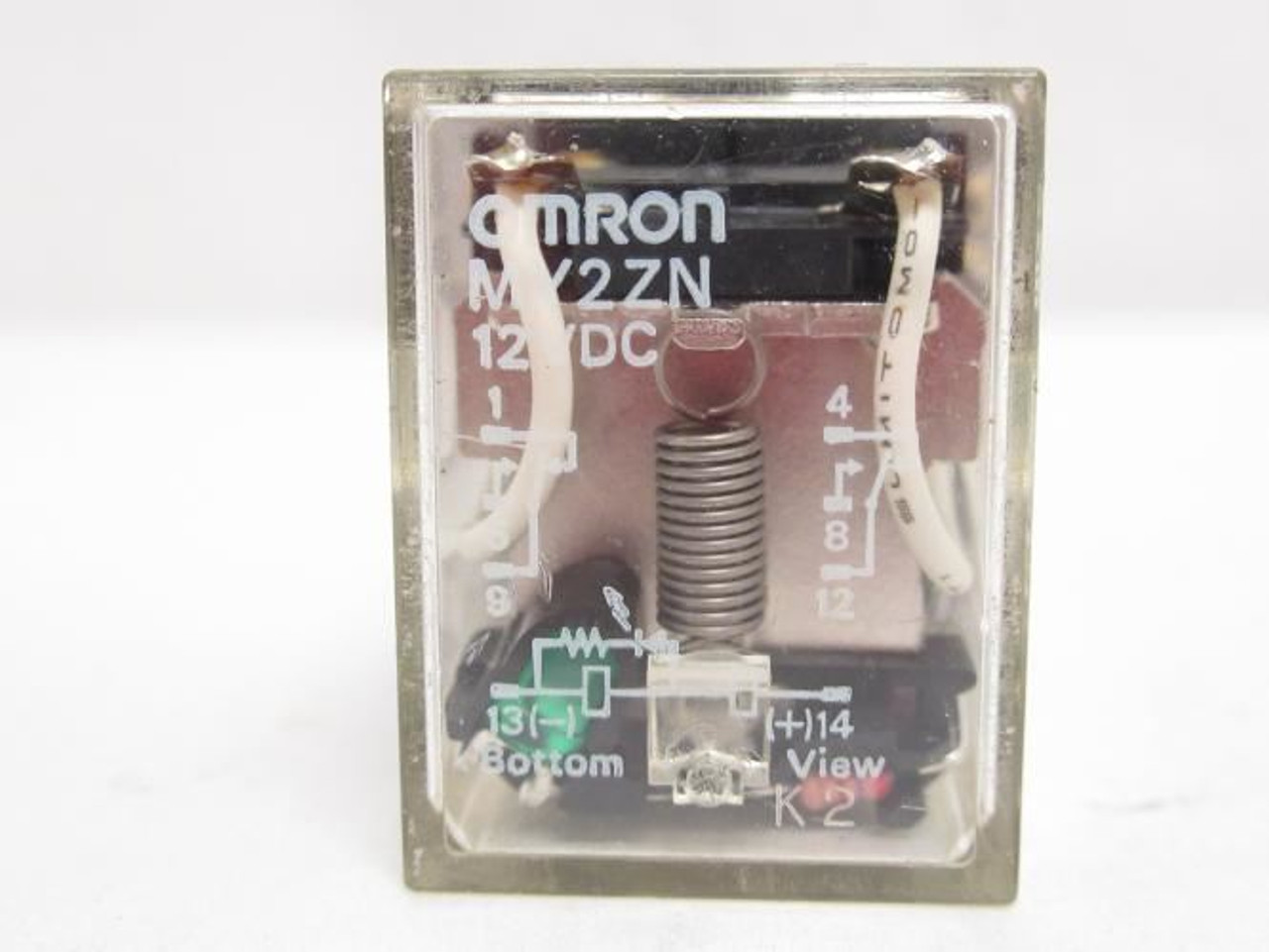Omron MY2ZN-DC12; Lot-3 Ice Cube Relay; 240VAC; 5A; Coil: 12VDC
