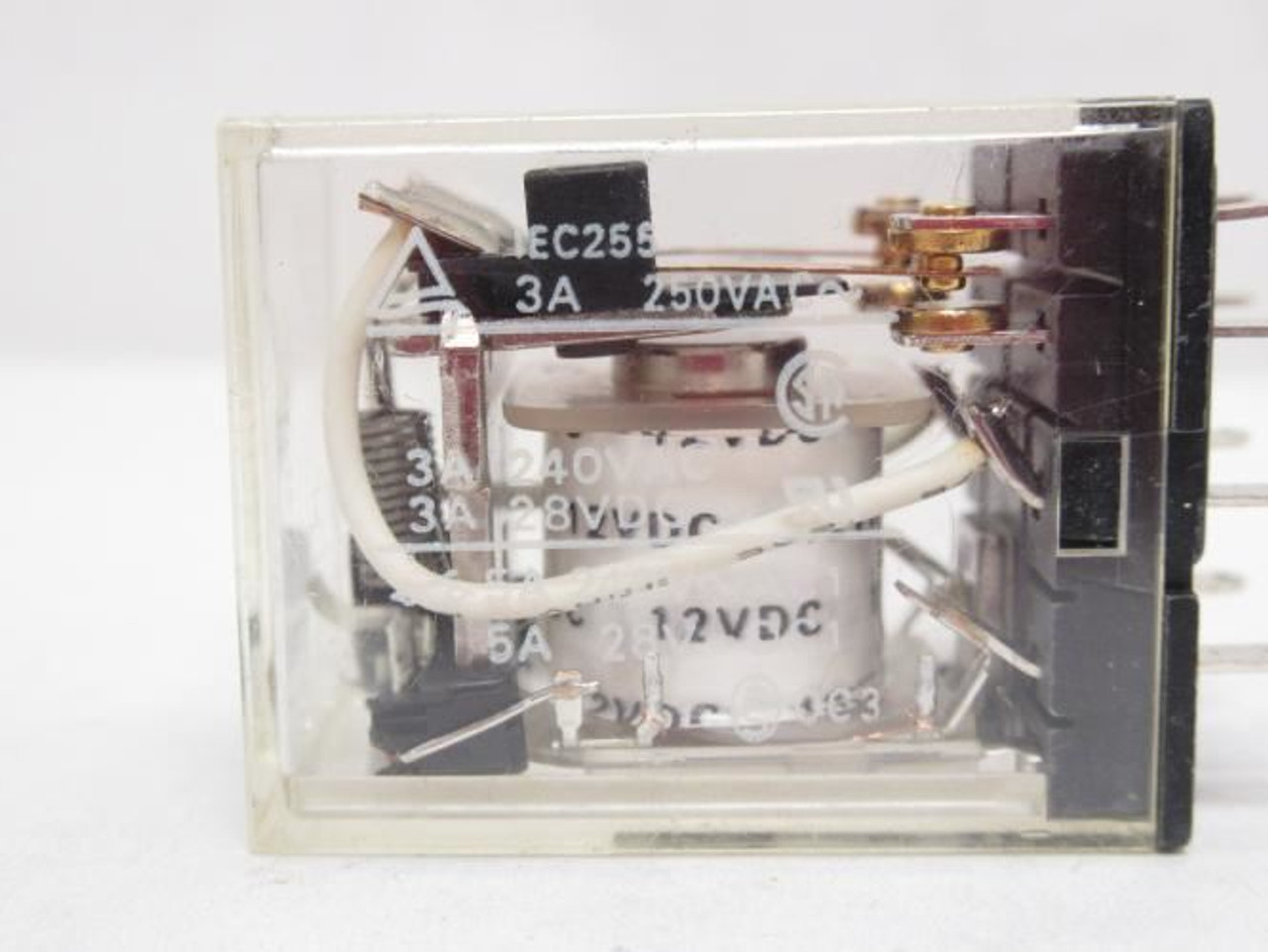 Omron MY2ZN-DC12; Lot-3 Ice Cube Relay; 240VAC; 5A; Coil: 12VDC