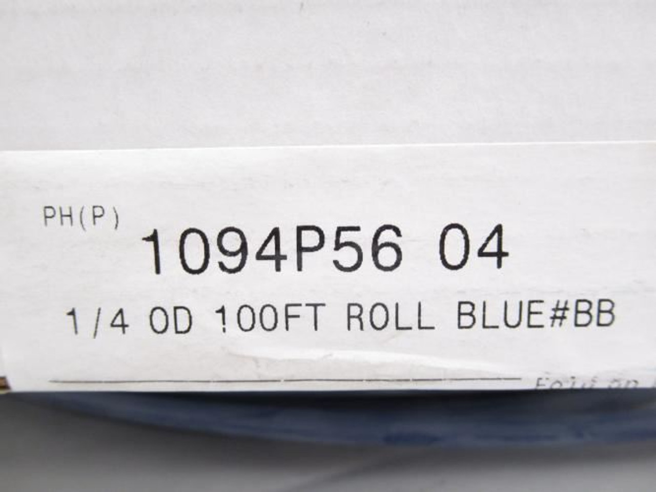Legris 1094P56 04; Blue Polyamide Tube; 1/4"OD; 100' Roll