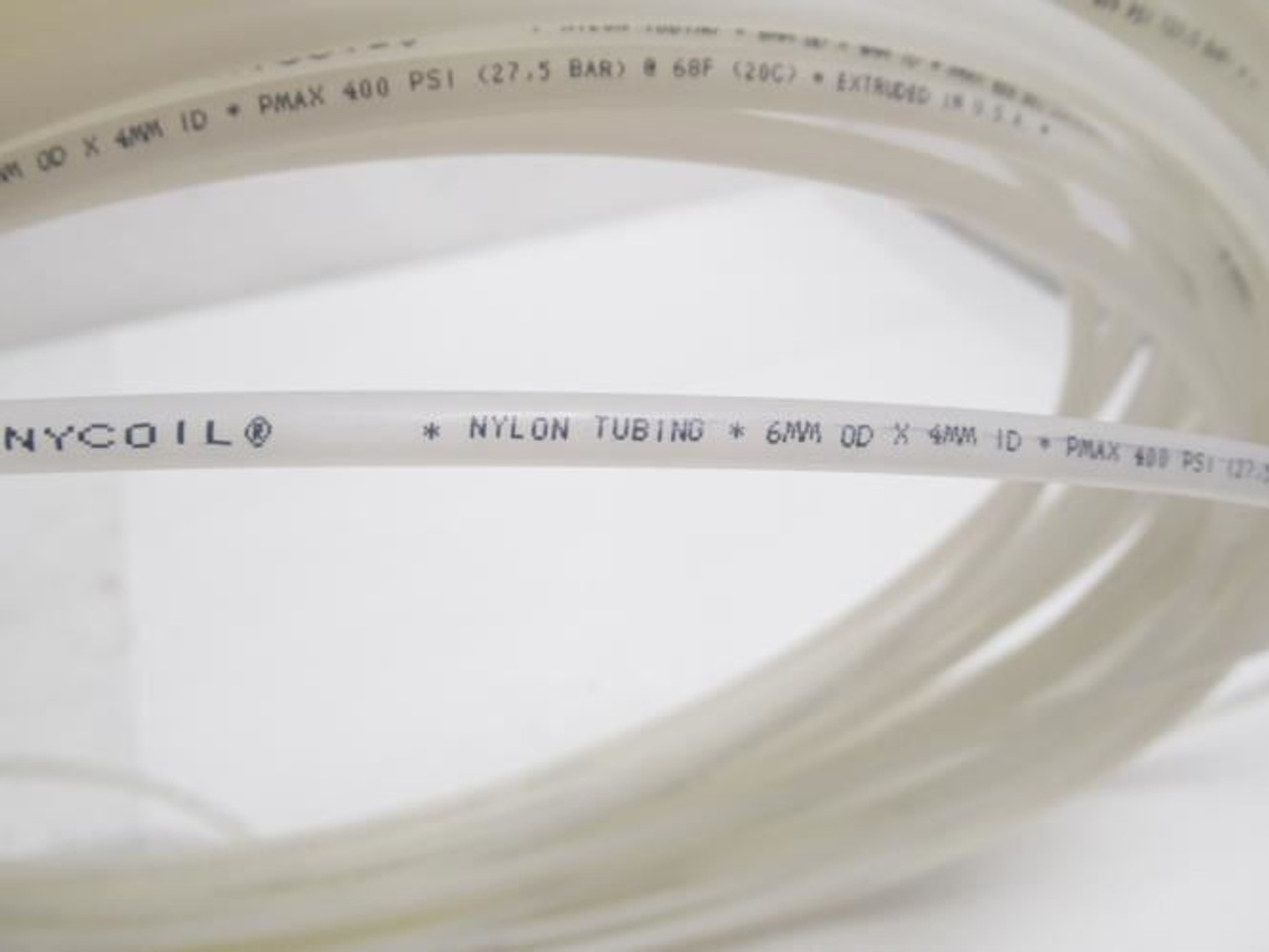 Nycoil 71060; Partial Roll Nylon Tube; 6mmOD x 4mmID
