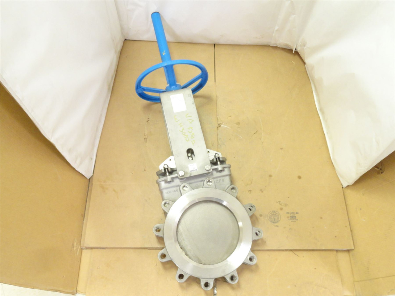 Orbinox 20-3434RI; Manual Knife Gate Valve; SS; Size: 10"