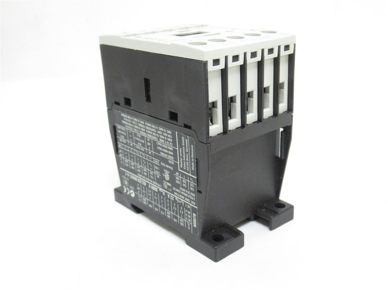 Eaton XTCE007B01TD; Contactor; 3P; 20A; 400VAC; 24VDC Coil