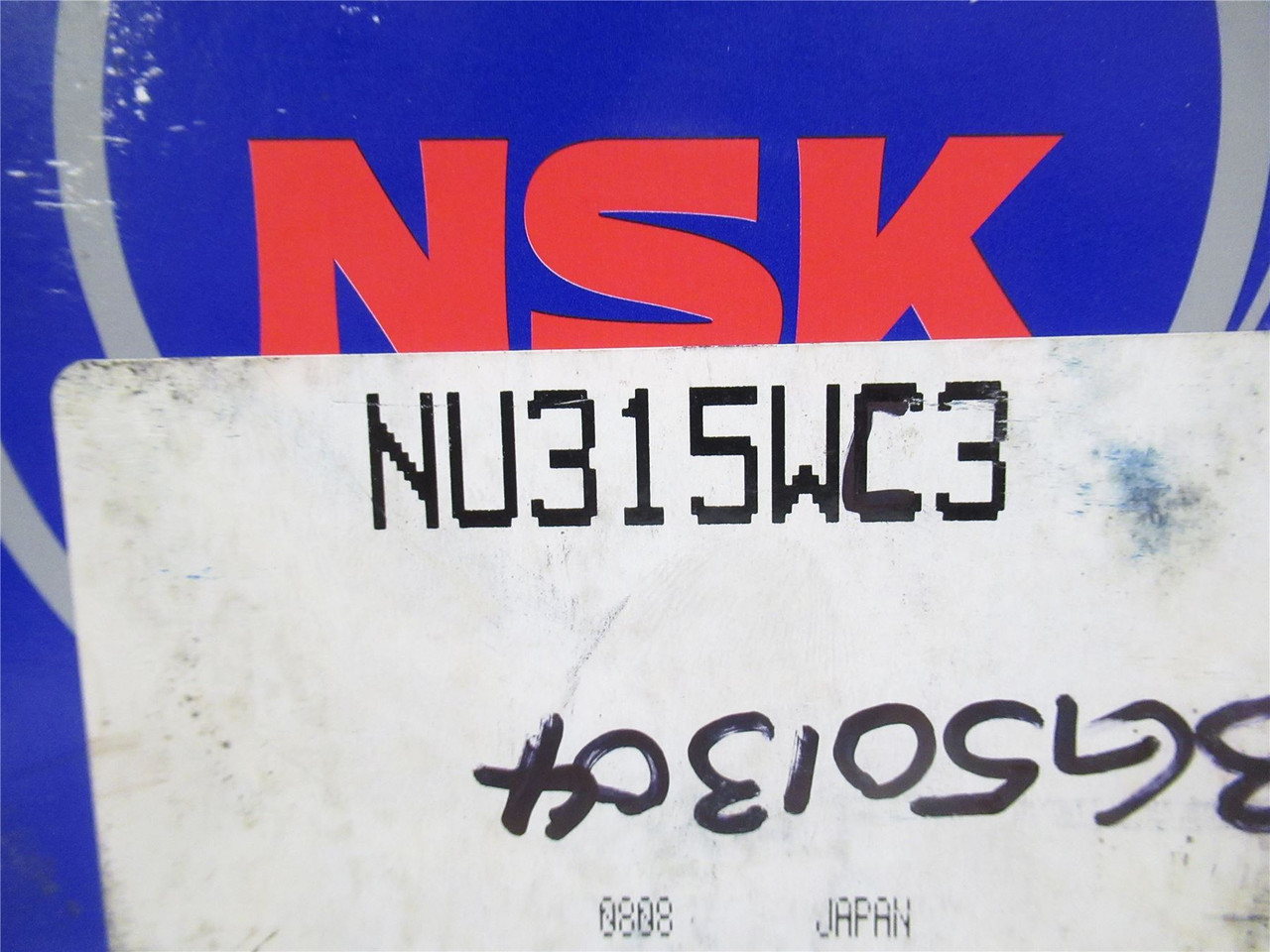 NSK NU315WC3; Cylindrical Roller Bearing 75mmID x 160mmOD