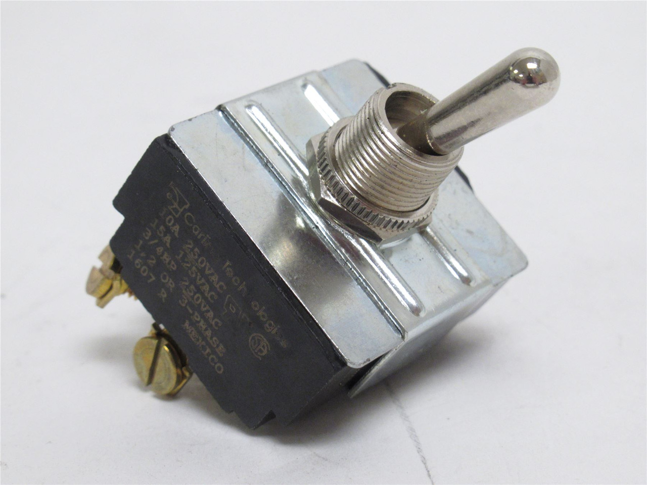 Selecta SS219S-BG; On/Off Toggle Switch; Bat Handle 15A; 125V