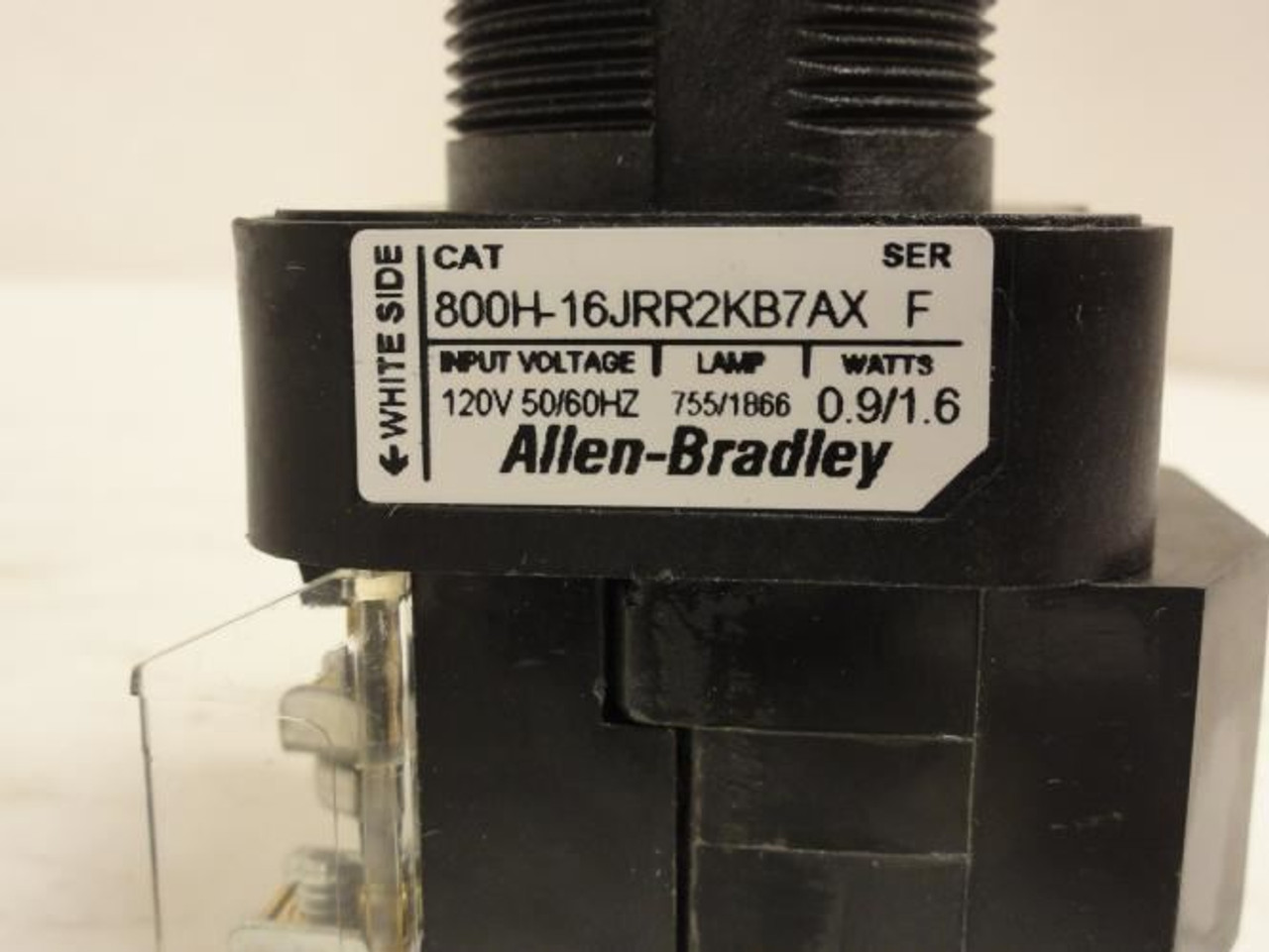 Allen-Bradley 800H-16JRR2KB7AX; Selector Switch; 3Pos; 120Vac
