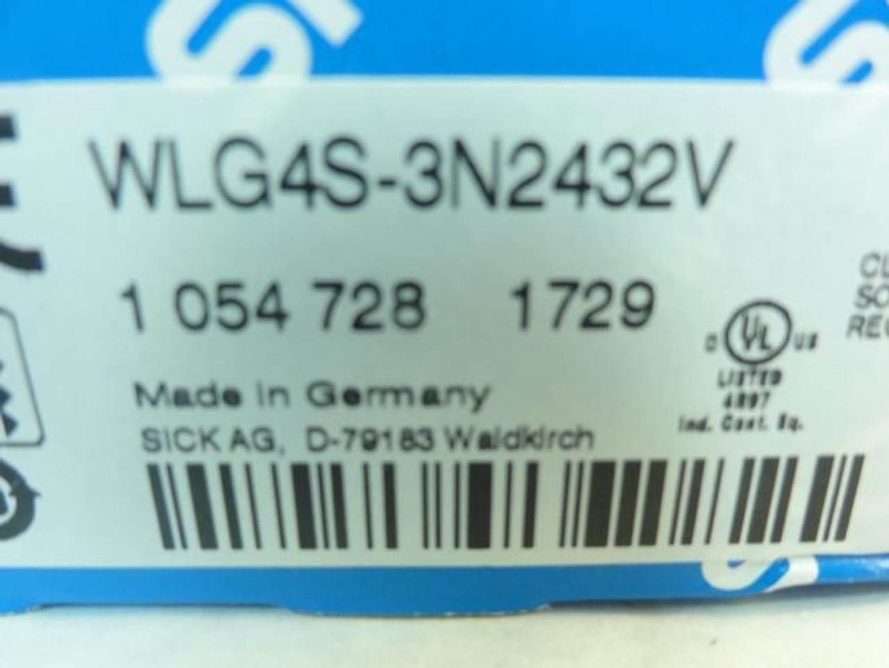 Sick WLG4S-3N2432V; Photoelectric Sensor; 10-30VDC; 100mA