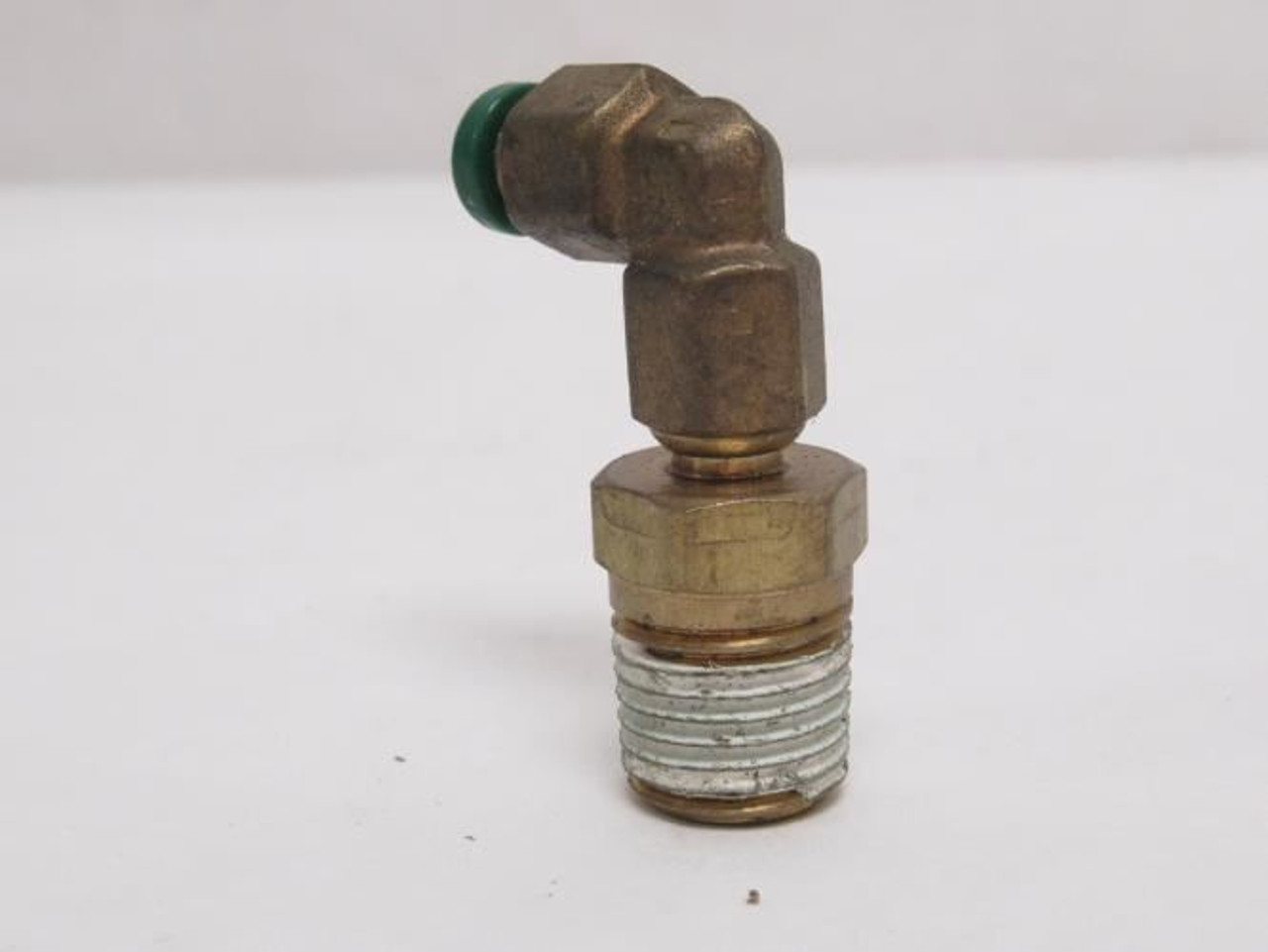 Parker 169PL-5/32-4; Lot-5 Brass Elbows 90Deg 5/32"PTC x 1/4NPT