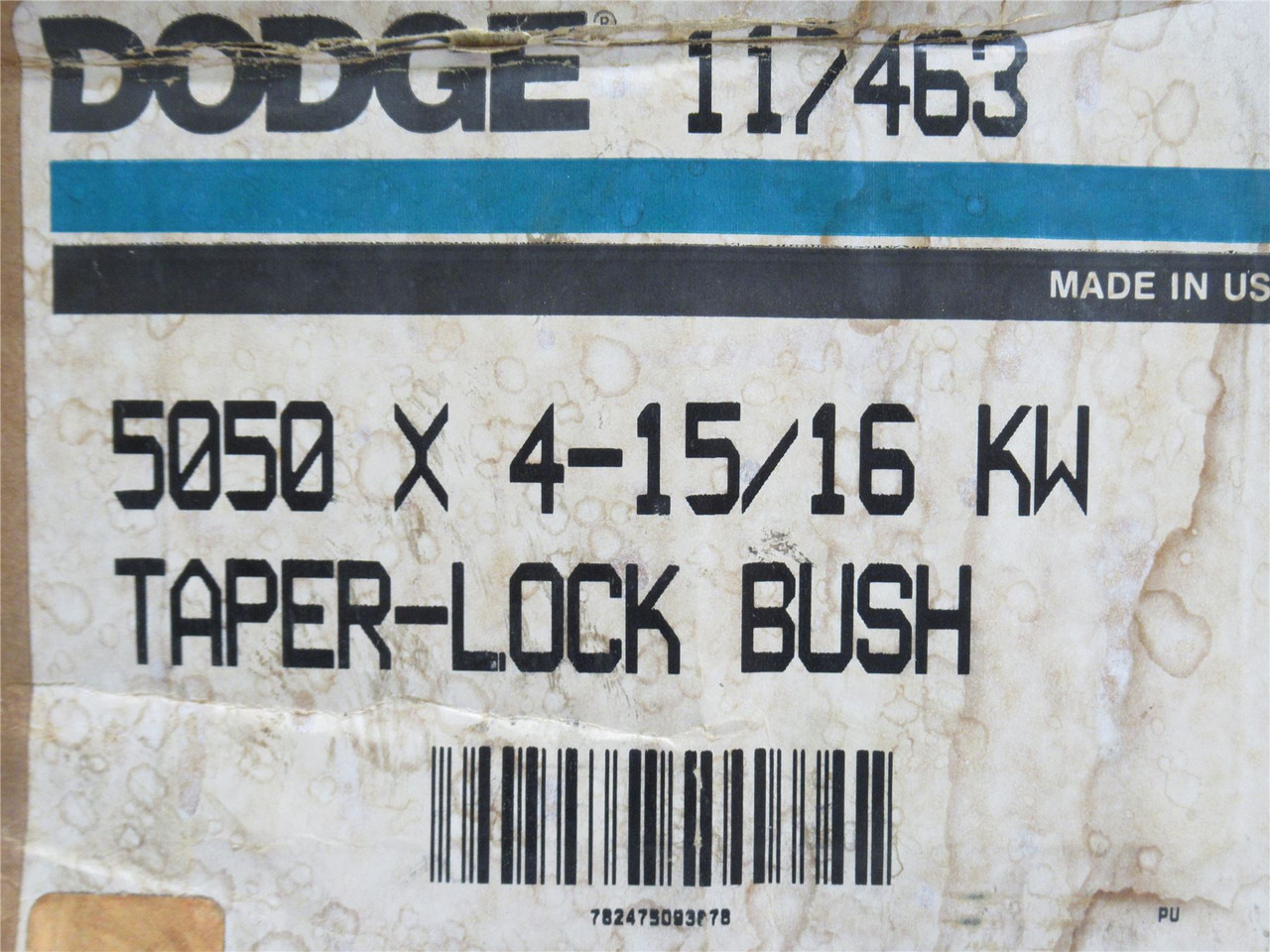 Dodge 117463; Taper-Lock Bushing 5050 x 4-15/16"ID