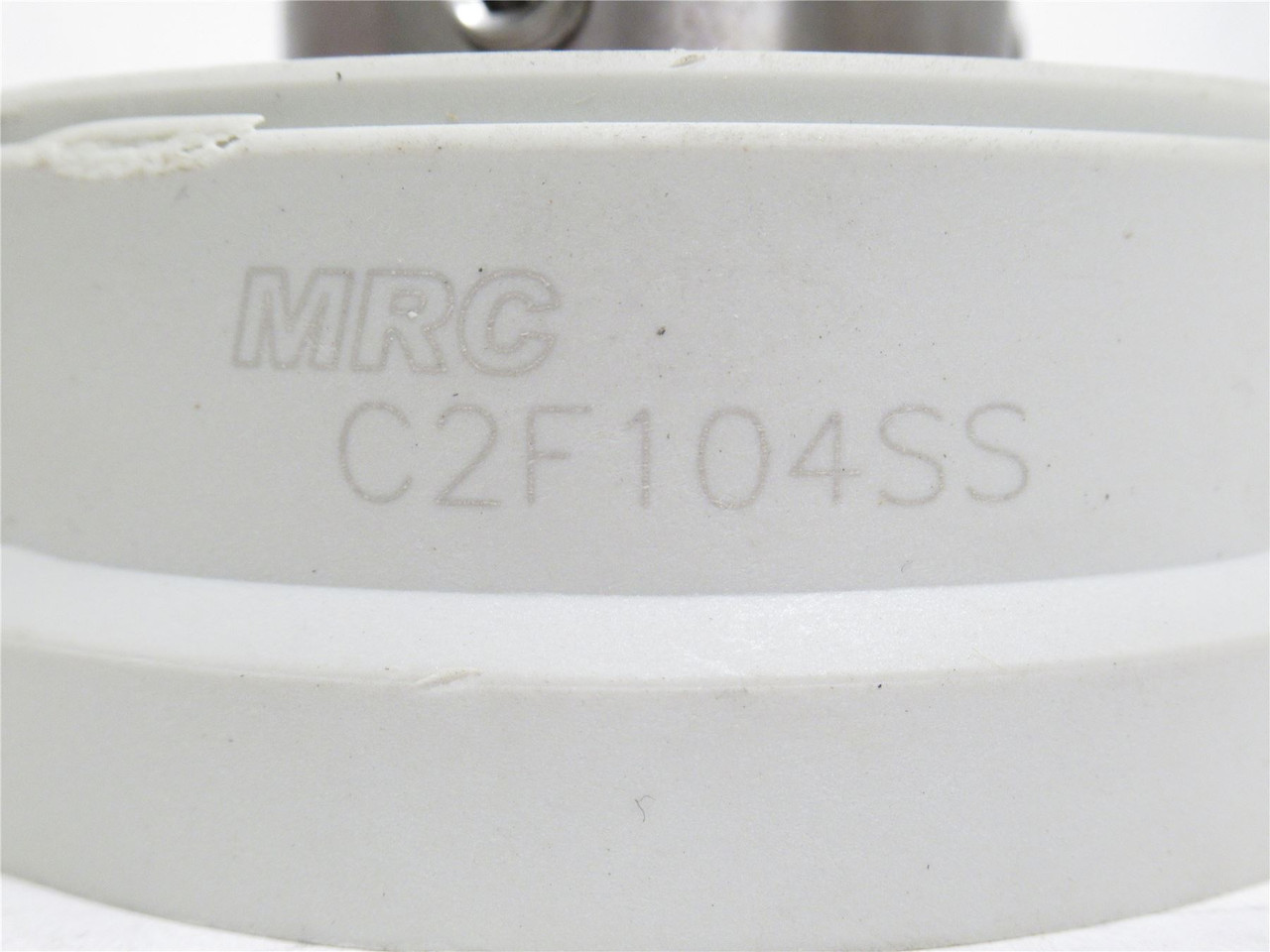 MRC C2F104SS; Plastic Flange Bearing; 1-1/4"ID; 2-Bolt Mount