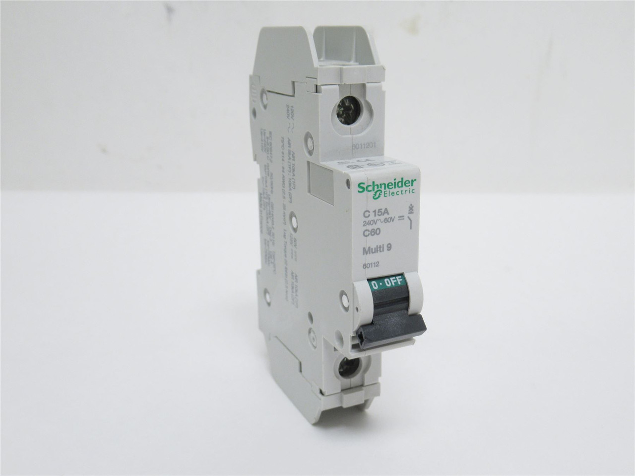 Schneider 60112; Circuit Breaker; 15A; 120/240VAC; 1 Pole