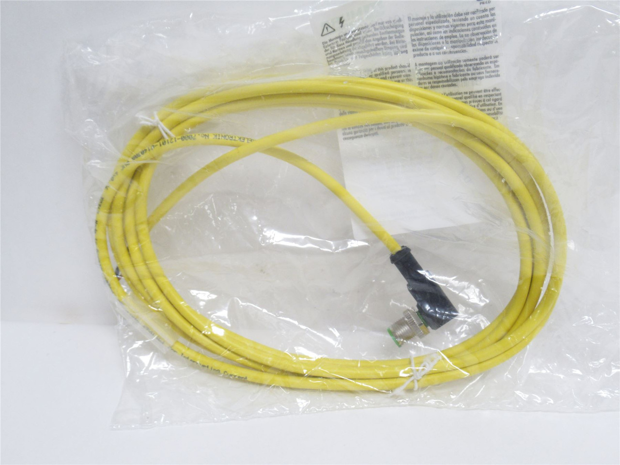 Murr 7000-12101-0140300; Male Connector 90Deg; M-12; 3m Long