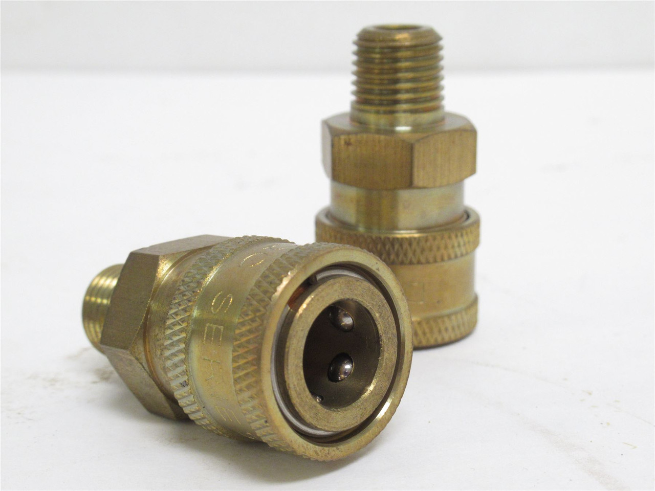 Dixon 2EM2-B; Lot-2 Brass Quick Connect Couplers; 1/4"x1/4NPT