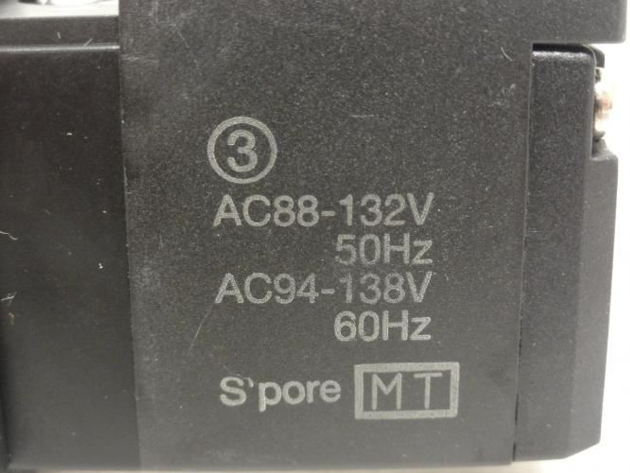 SMC NVF5220-3DB-02T; Solenoid Valve; 110/115VAC; 0.1-0.9MPa