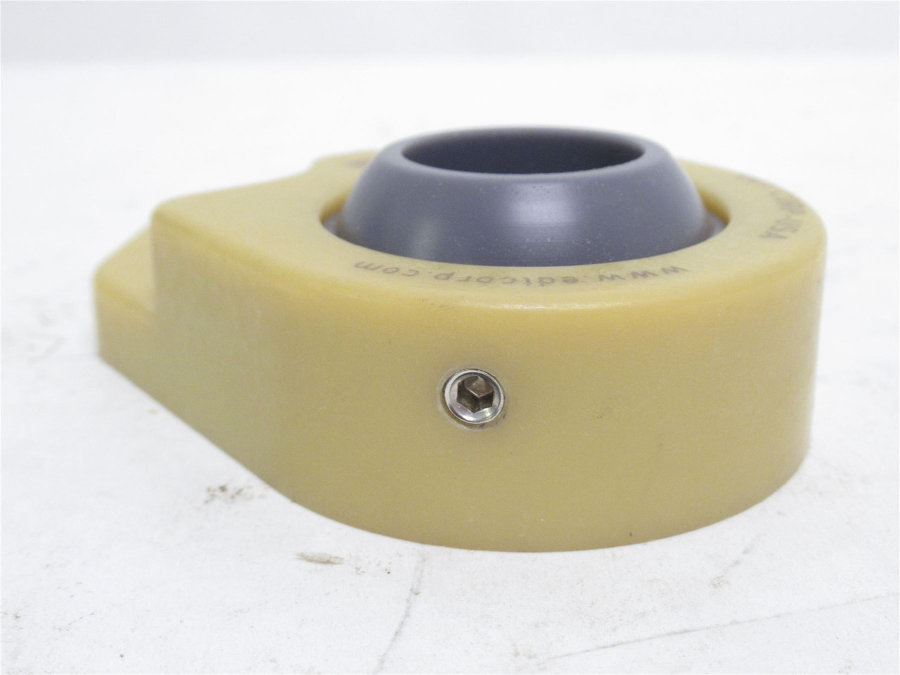 EDT NA3GB7-3/4-LC; Poly Flange Bearing; 3/4"ID; 3-Bolt Mount