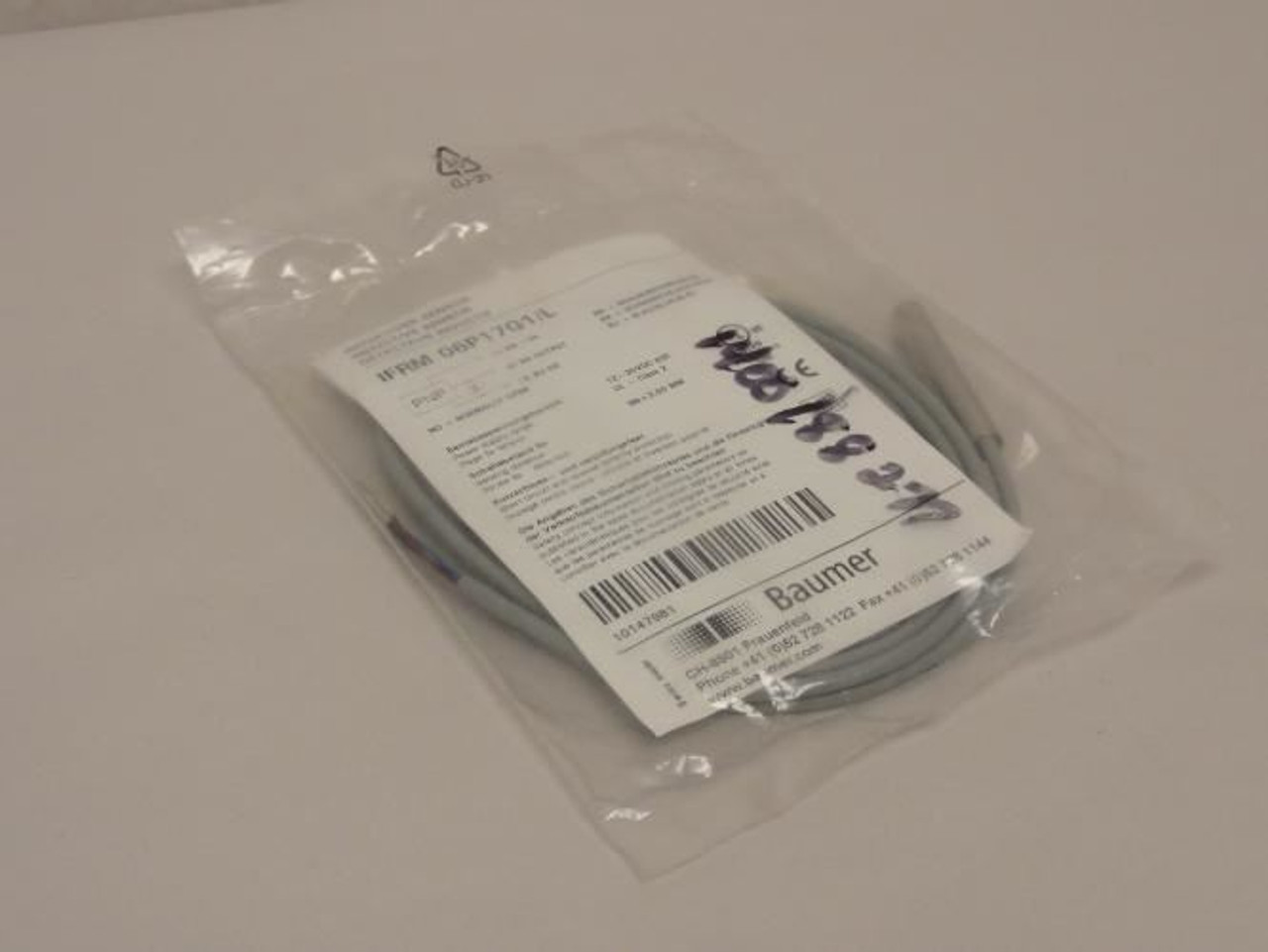 Baumer IFRM 06P17G1/L; Inductive Proximity Sensor; 12-30VDC