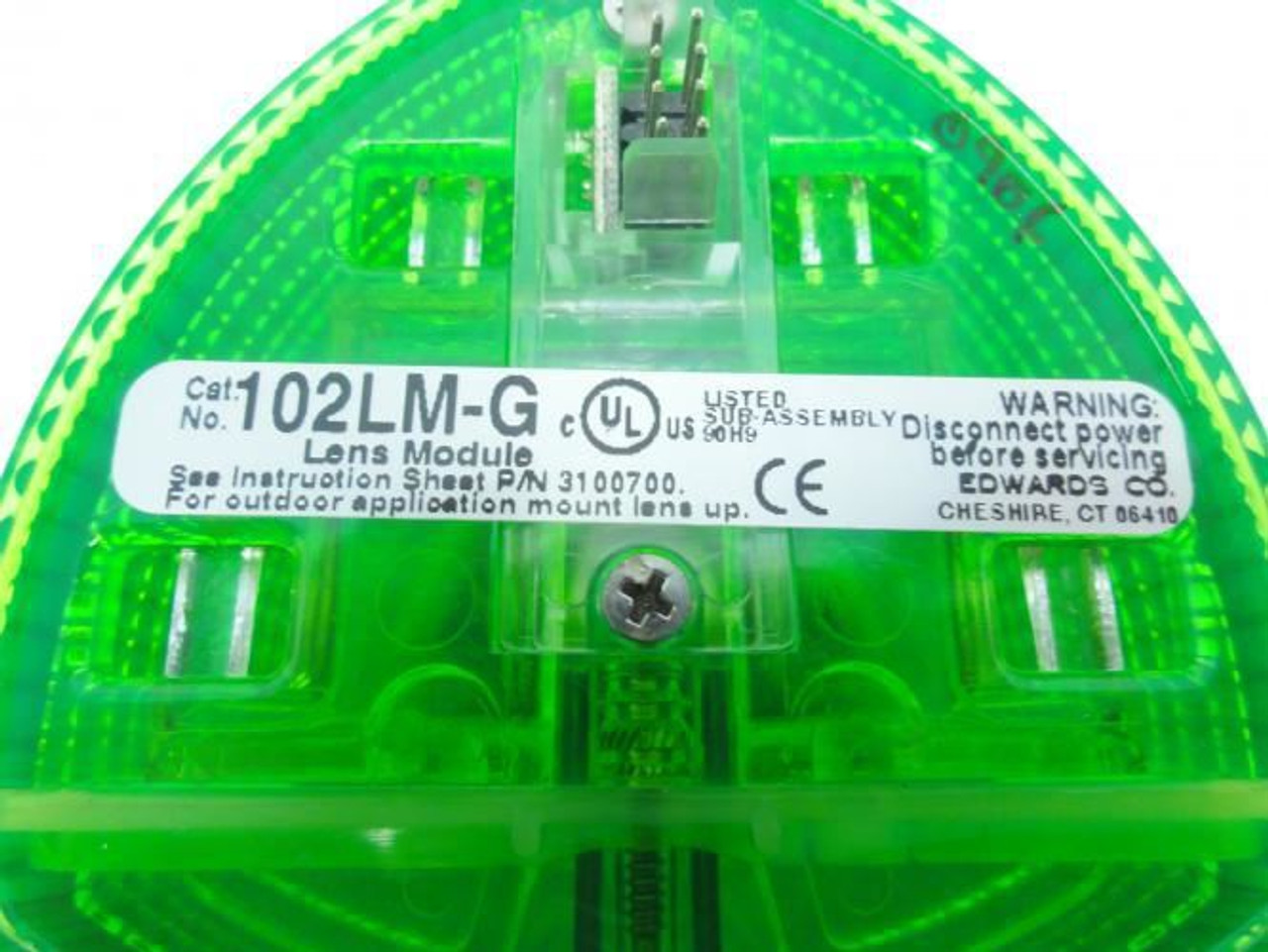 Edwards Signaling 102LM-G; Green Lens Module