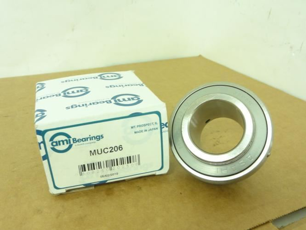 AMI MUC206; Ball Insert Bearing; 30mmID;