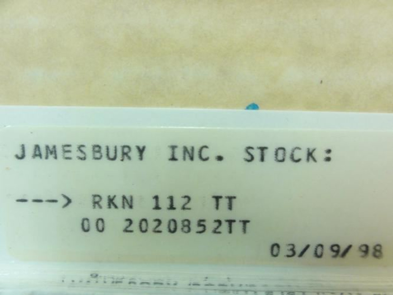 Jamesbury RKN112TT; Valve Kit