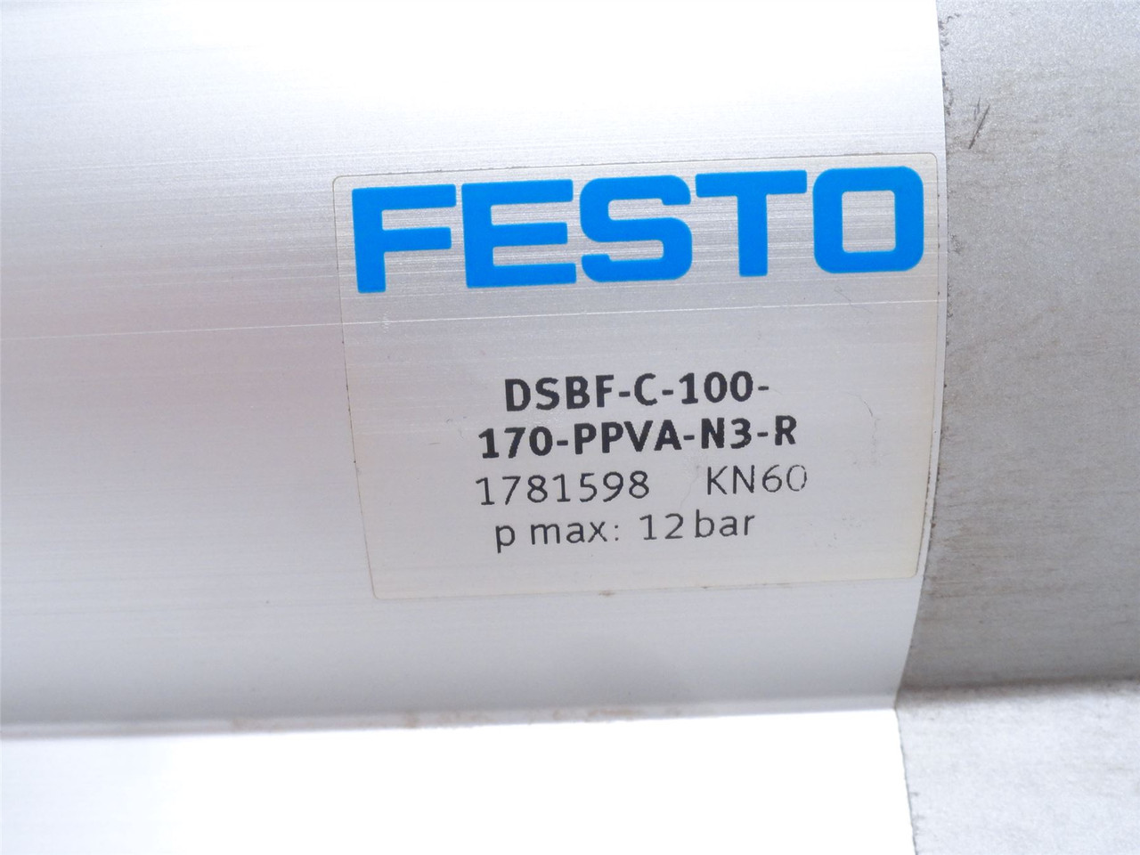 Festo DSBF-C-100-170-PPVA-N3-R; Air Cylinder 1781598; 100mmID