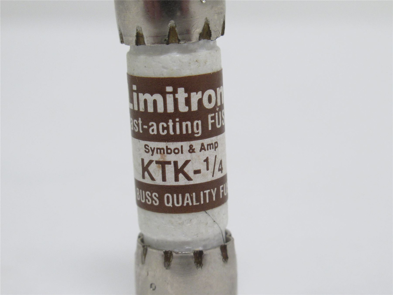 Bussmann KTK-1/4; Fast Acting Midget Fuse; 1/4A; 600VAC