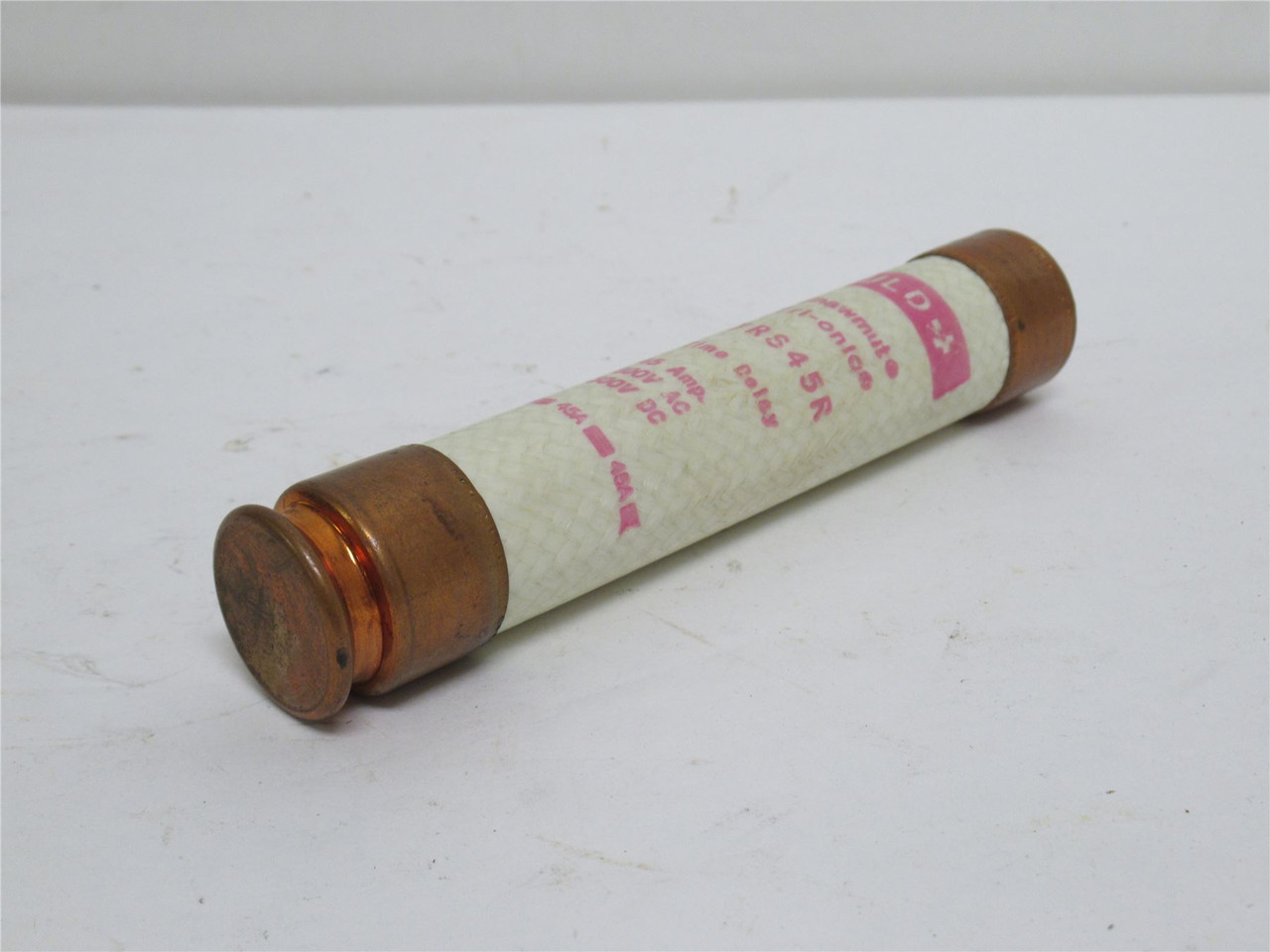 Gould TRS45R; Time Delay Fuse; 45A; 600VAC/300VDC
