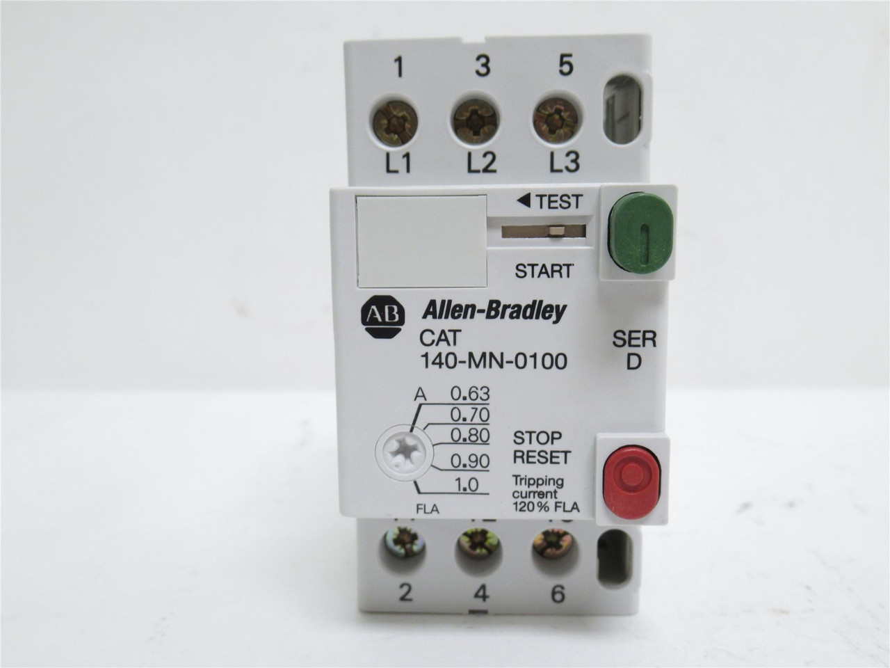 Allen-Bradley 140-MN-0100; Manual Starter; 0.63A-1.0A; 690VAC