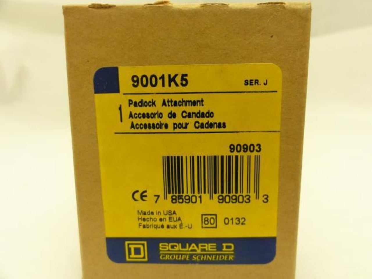 Square D 9001K5; Pushbutton Padlock Attachment