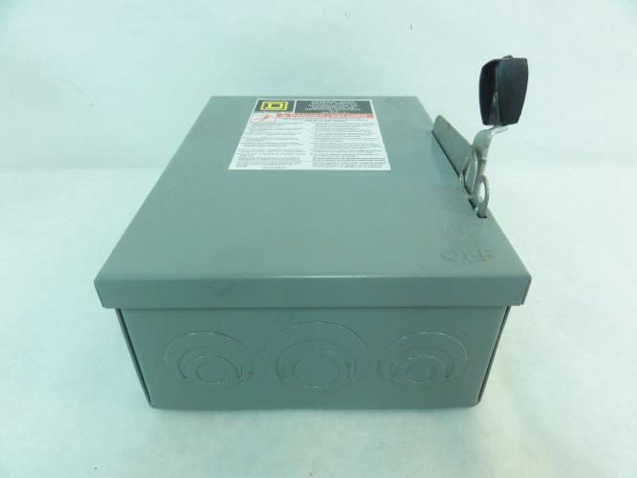 Square D D221N; Fusible Switch; 30A; 240VAC; 2P; NEMA1