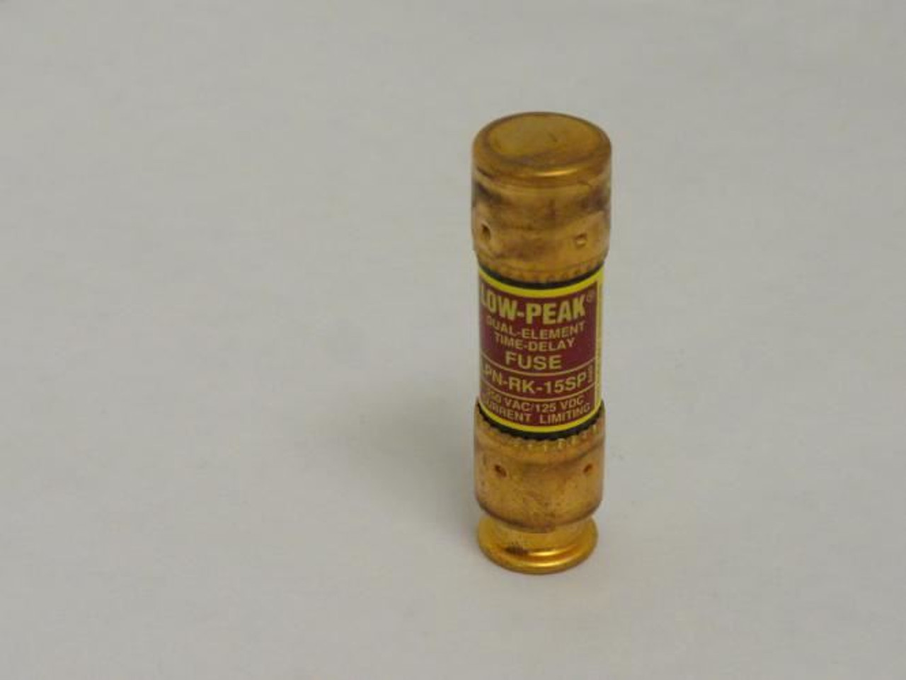 Bussmann LPN-RK-15SP; Dual Element Time Delay Fuse; 15 Amp