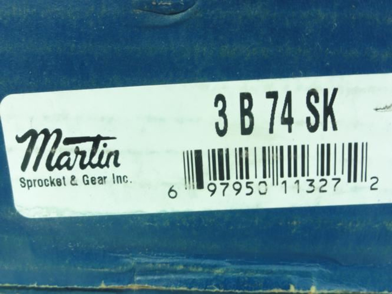 Martin 3 B 74 SK; Bushed V-Belt Pulley; 3-Grove 7.75"OD