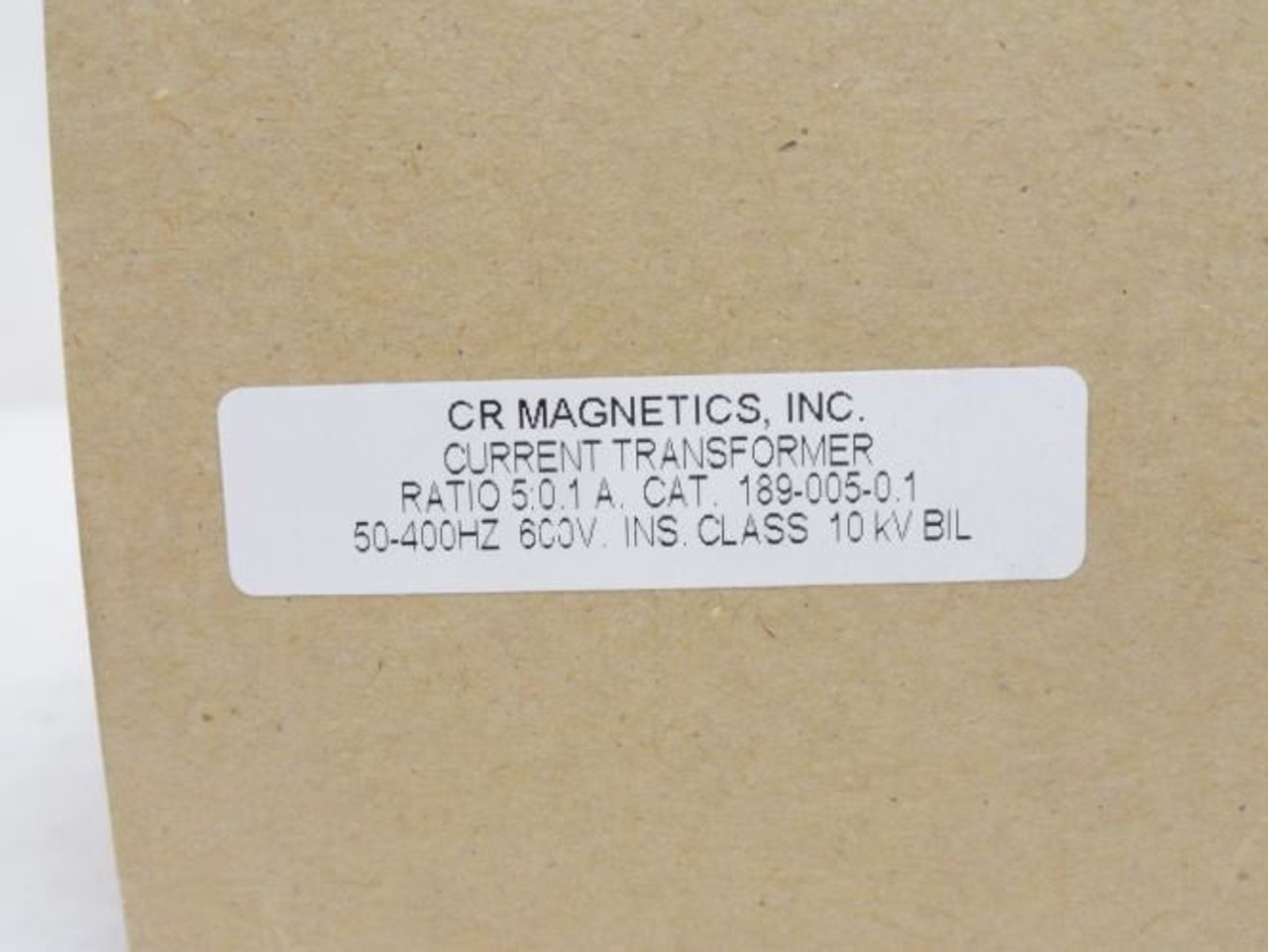 CR Magnetics 189-005-0.1; Current Transformer; Ratio: 5.01: Amp