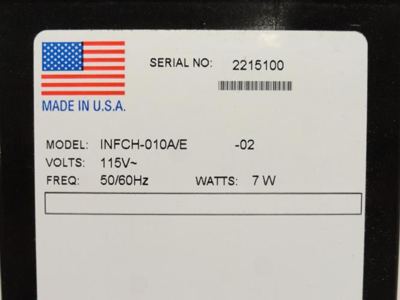 Newport INFCH-010A/E; Temp Controller; 115VAC; 7 Watts