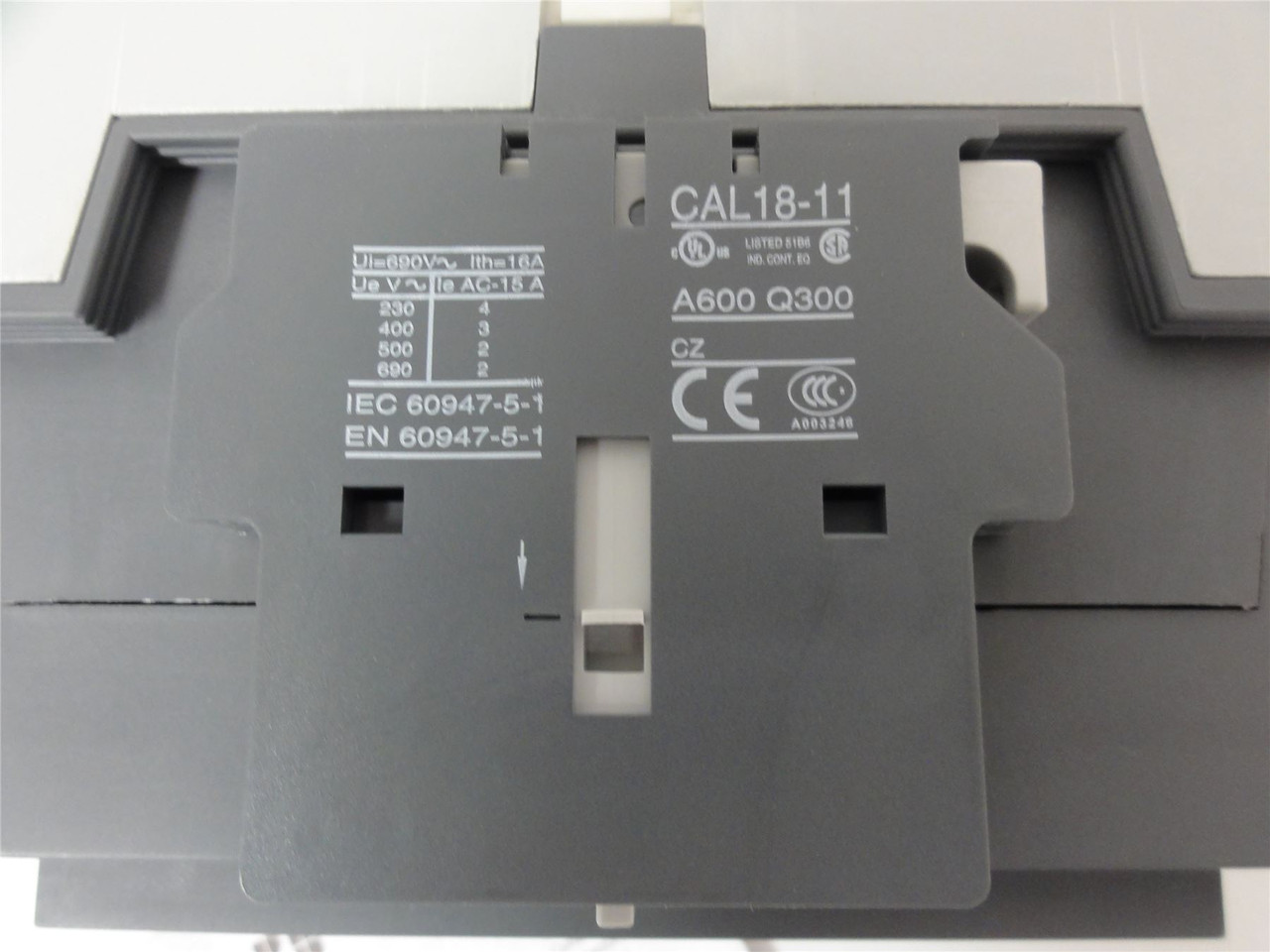 ABB 1SFL497001R7211; Contactor 185A 3P 440V Coil 20-60VDC